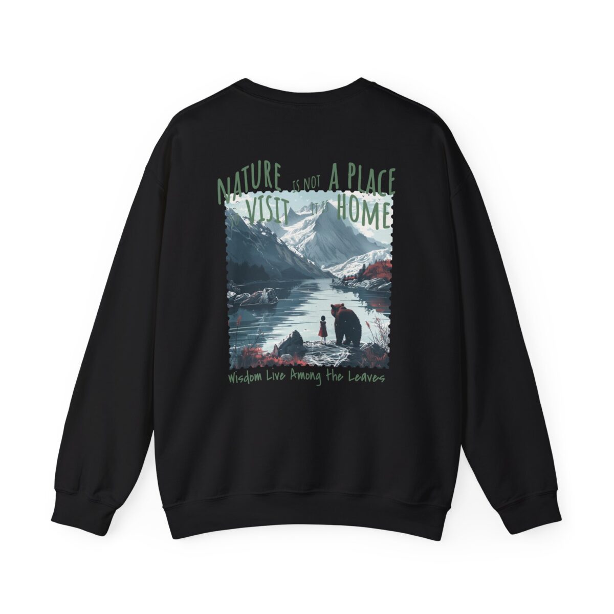 Nature is home Unisex Heavy Blend™ Crewneck Sweatshirt - Image 2