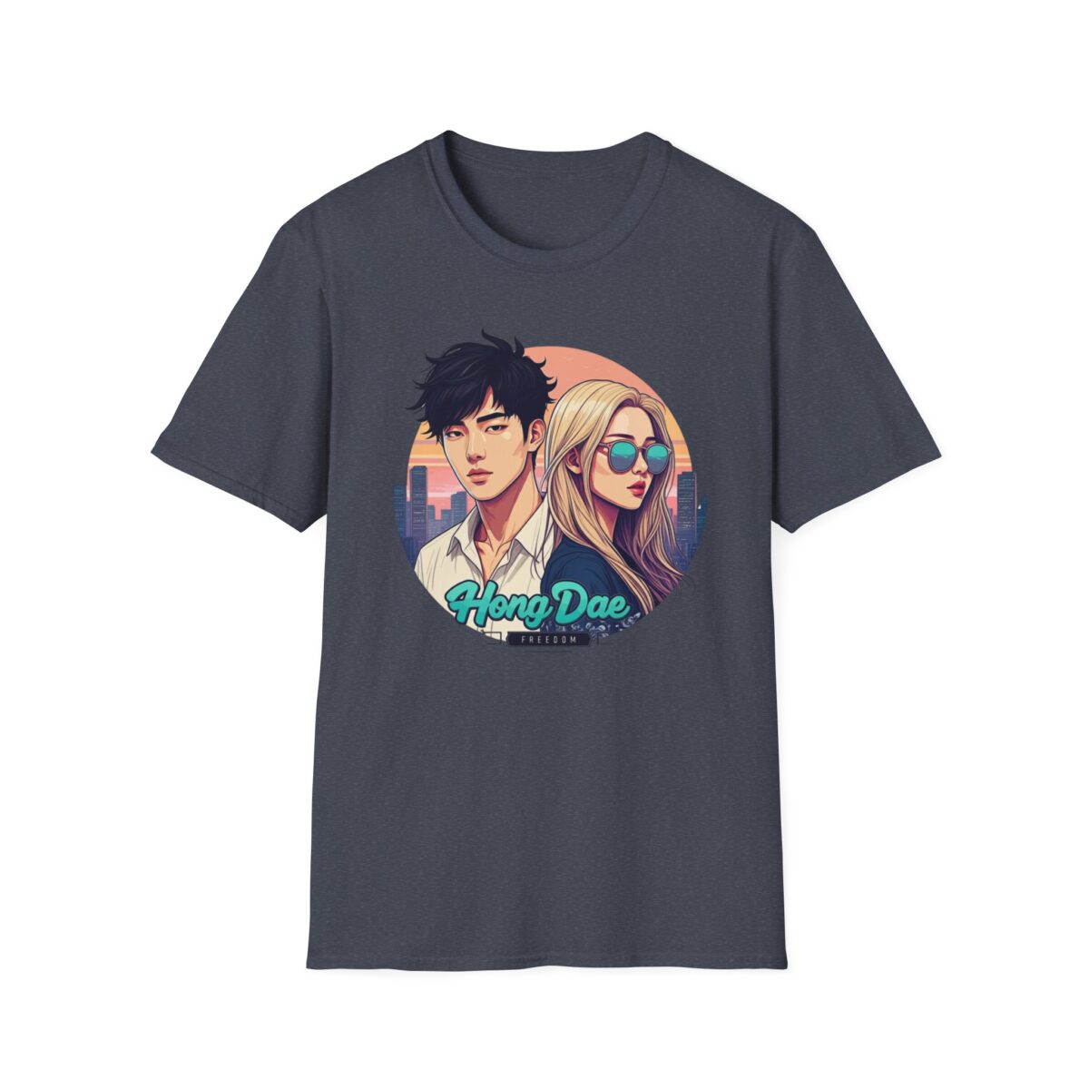 HongDae Freedom Unisex Softstyle T-Shirt - Image 45