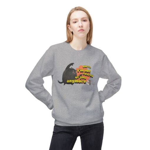 I'm not scared of you anymore Unisex Midweight Softstyle Fleece Crewneck Sweatshirt - Image 7