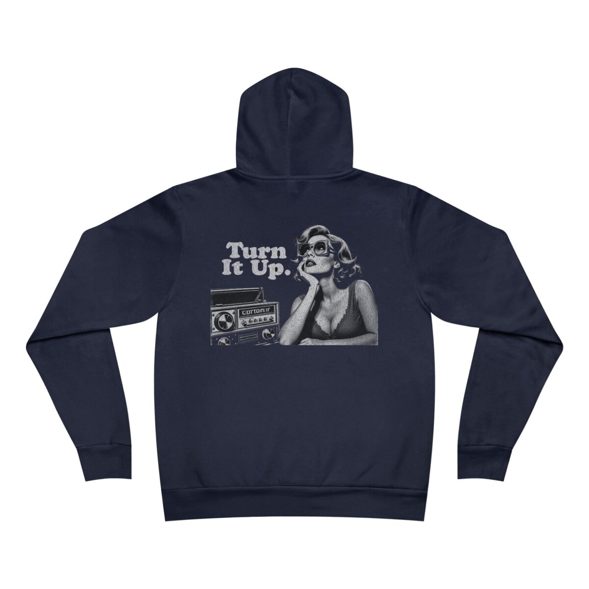 Turn it up Unisex Sponge Fleece Pullover Hoodie - Image 4