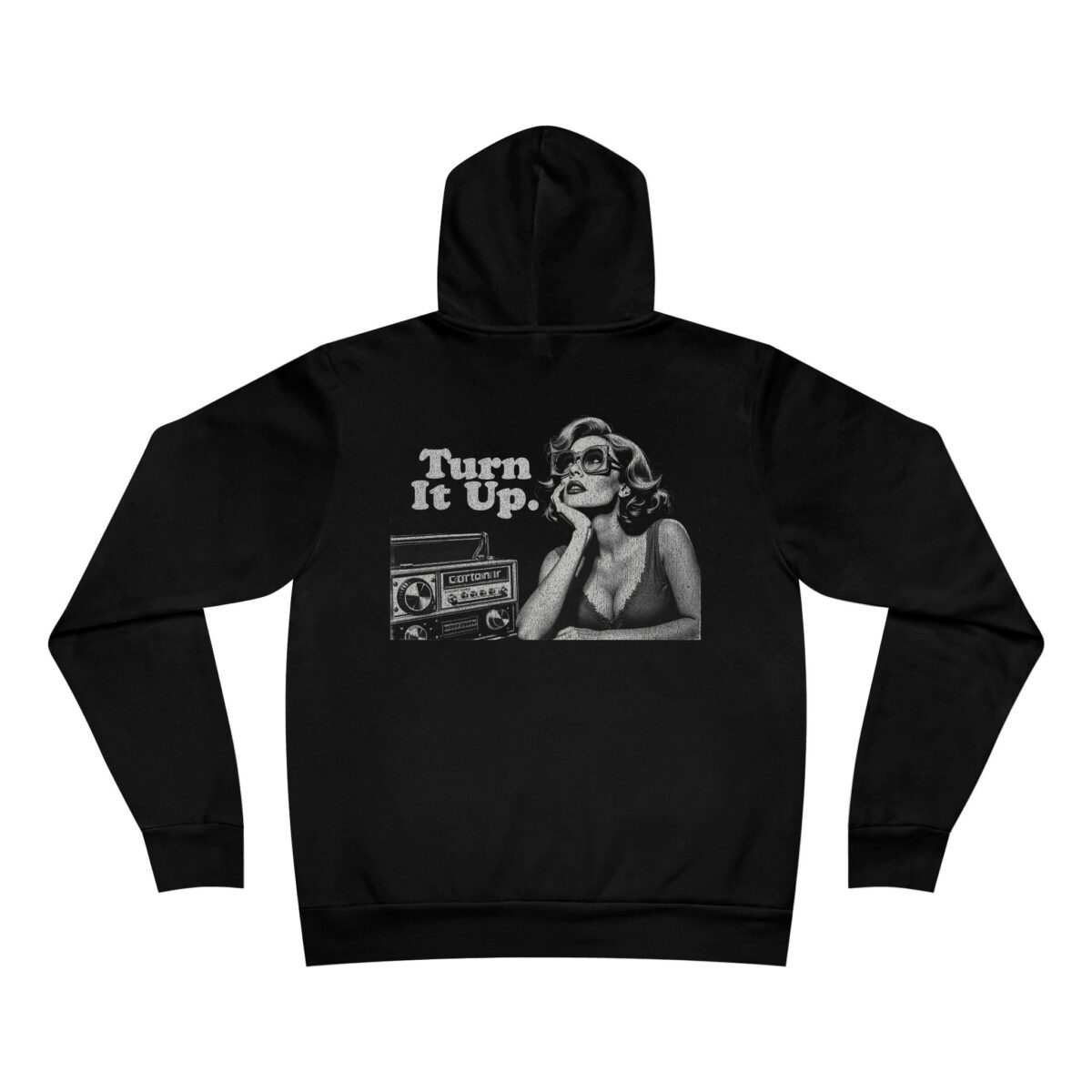Turn it up Unisex Sponge Fleece Pullover Hoodie - Image 2