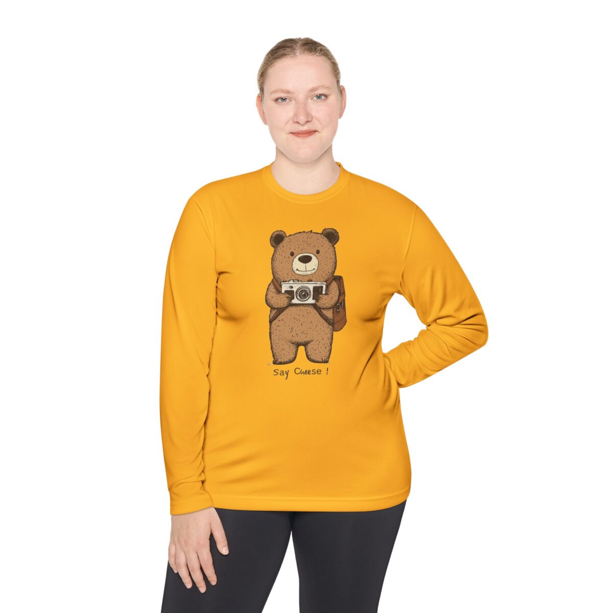 Say cheese Unisex Lightweight Long Sleeve Tee - Image 20