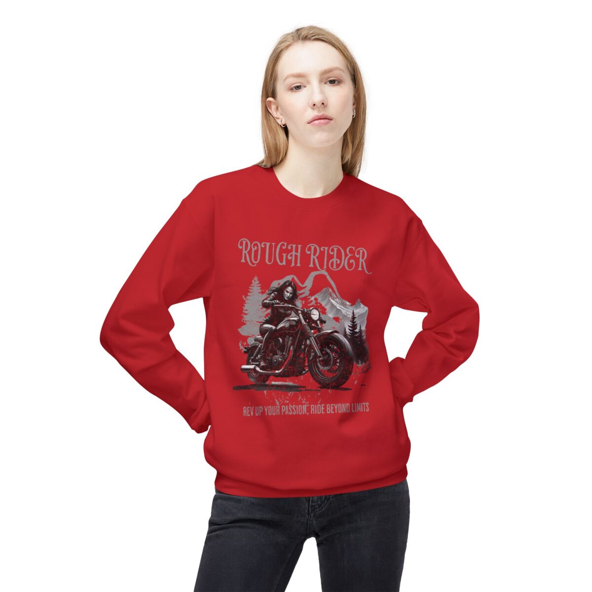 Rough rider Unisex Midweight Softstyle Fleece Crewneck Sweatshirt - Image 27