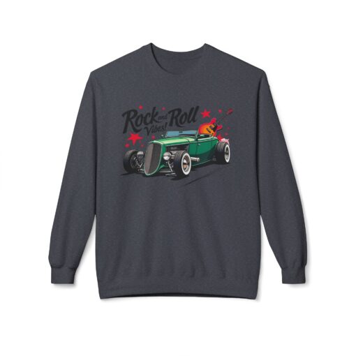 Rock & Roll Vibes Unisex Midweight Softstyle Fleece Crewneck Sweatshirt - Image 21