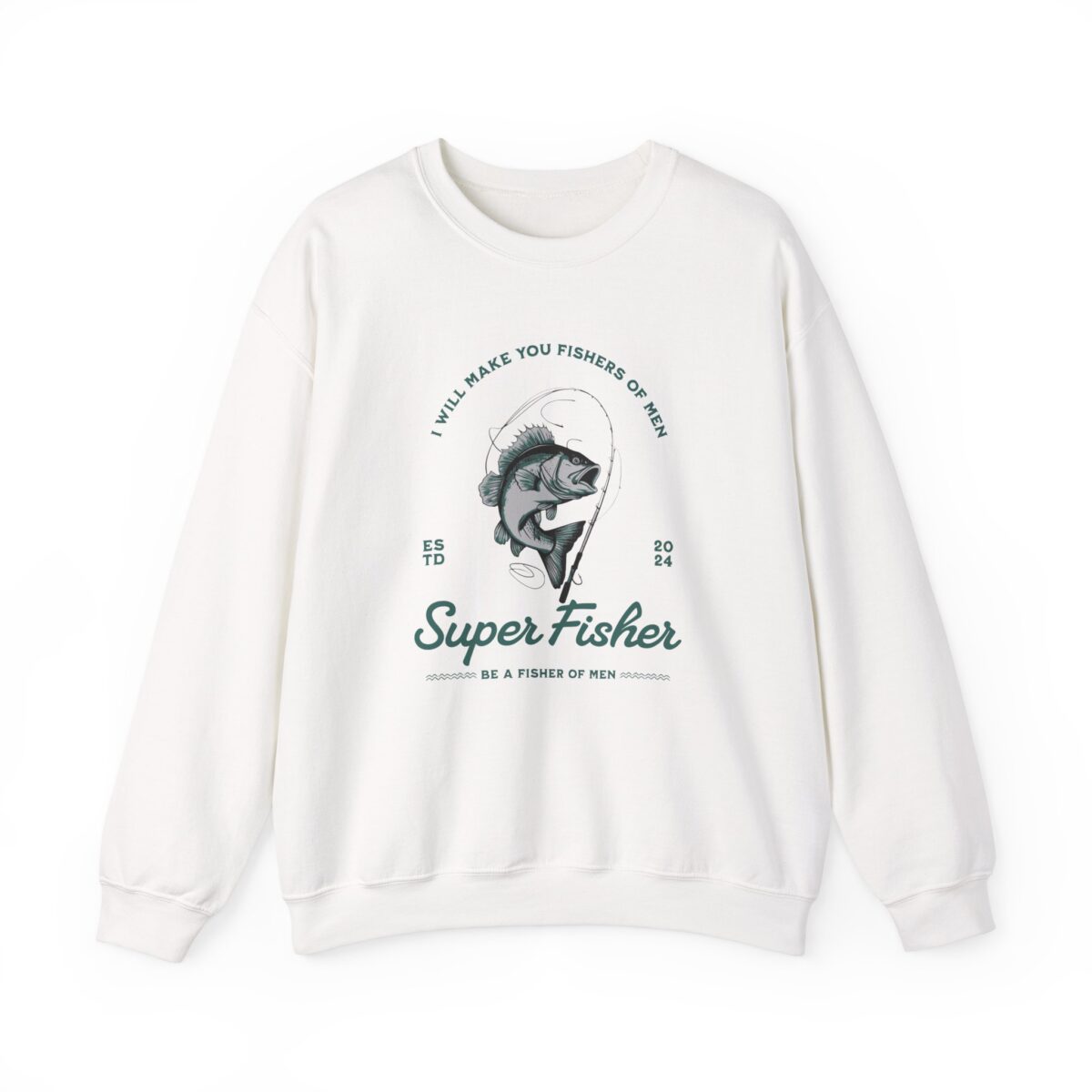 Super fisher Unisex Heavy Blend™ Crewneck Sweatshirt