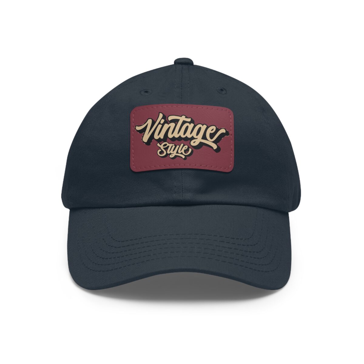 Vintage style Hat with Leather Patch (Rectangle) - Image 49