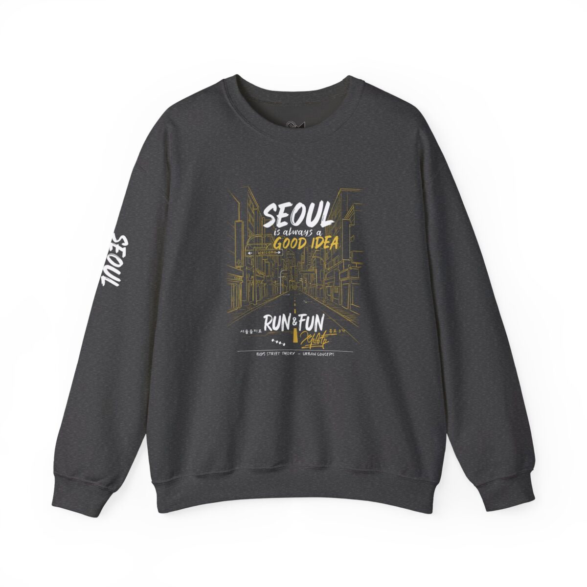 Seoul Good Idea Unisex Crewneck Sweatshirt - Perfect for Travel Enthusiasts - Image 5