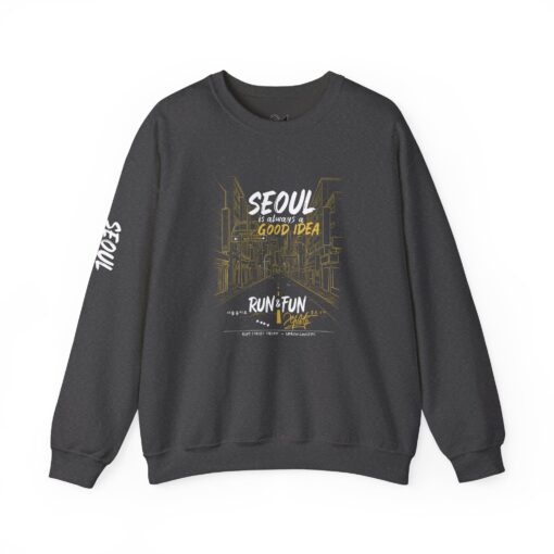 Seoul Good Idea Unisex Crewneck Sweatshirt - Perfect for Travel Enthusiasts - Image 5