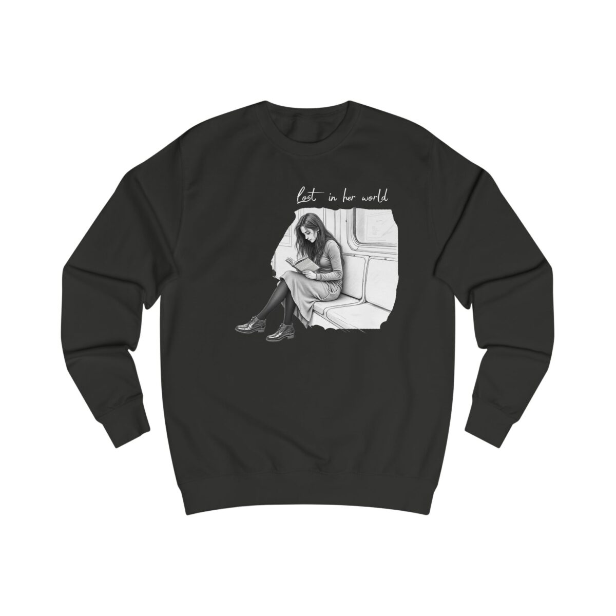 Lost in her world Unisex Sweatshirt - Image 3