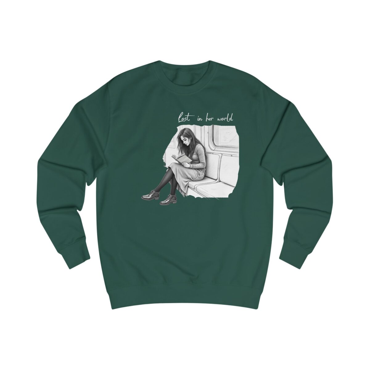 Lost in her world Unisex Sweatshirt - Image 5