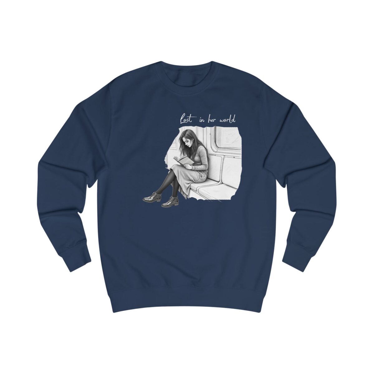 Lost in her world Unisex Sweatshirt - Image 9