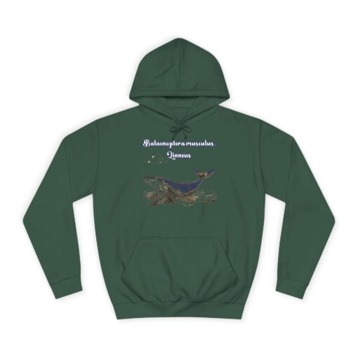 Blue Whale Unisex College Hoodie - Image 17