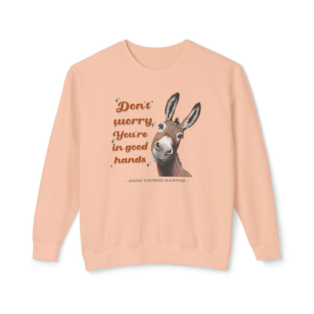 You're in good hands Unisex Lightweight Crewneck Sweatshirt - Image 9