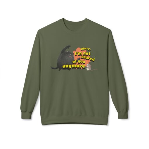 I'm not scared of you anymore Unisex Midweight Softstyle Fleece Crewneck Sweatshirt - Image 9