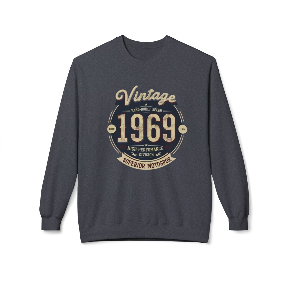 Vintage 1969 Unisex Midweight Softstyle Fleece Crewneck Sweatshirt - Image 17