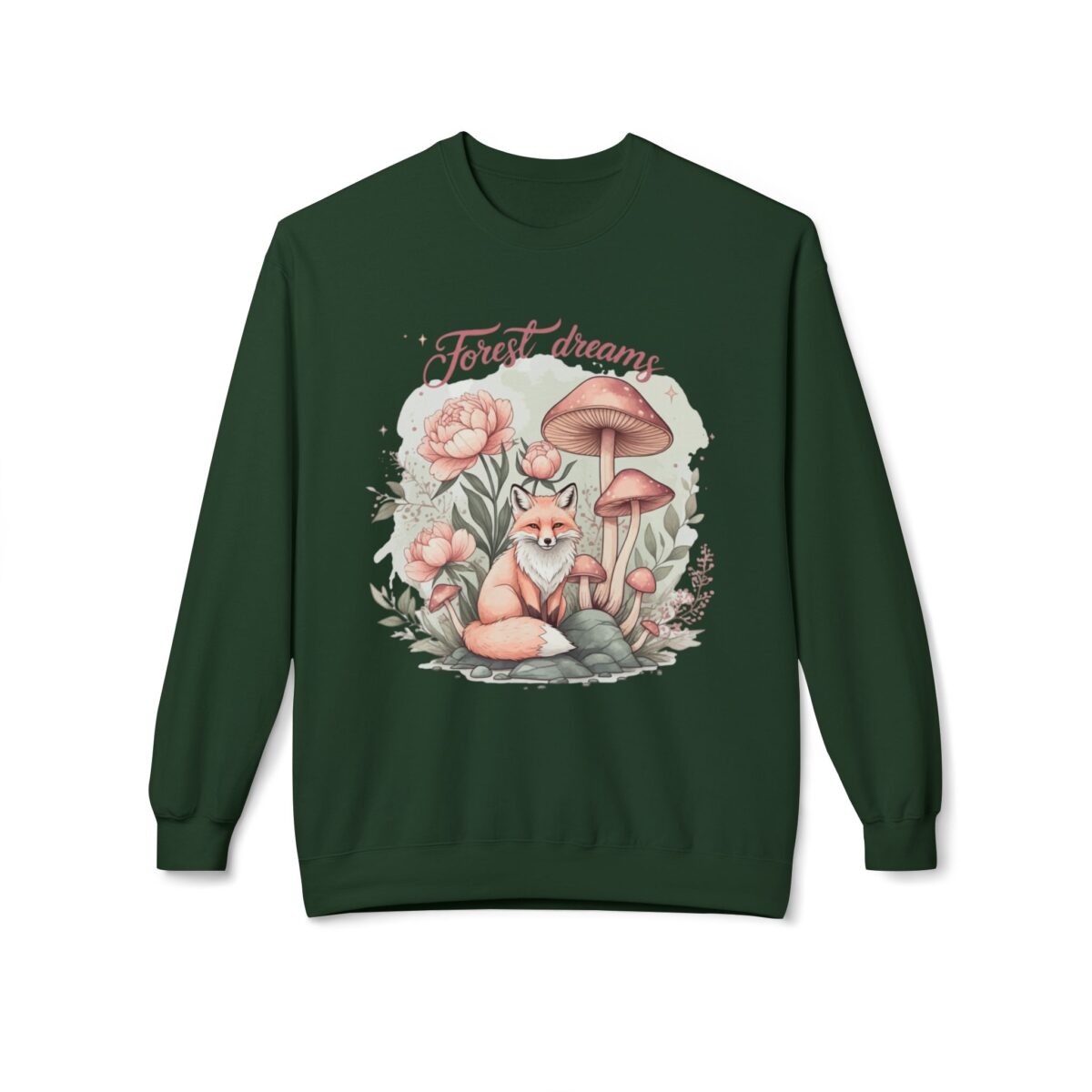 Forest dream Unisex Midweight Softstyle Fleece Crewneck Sweatshirt - Image 17