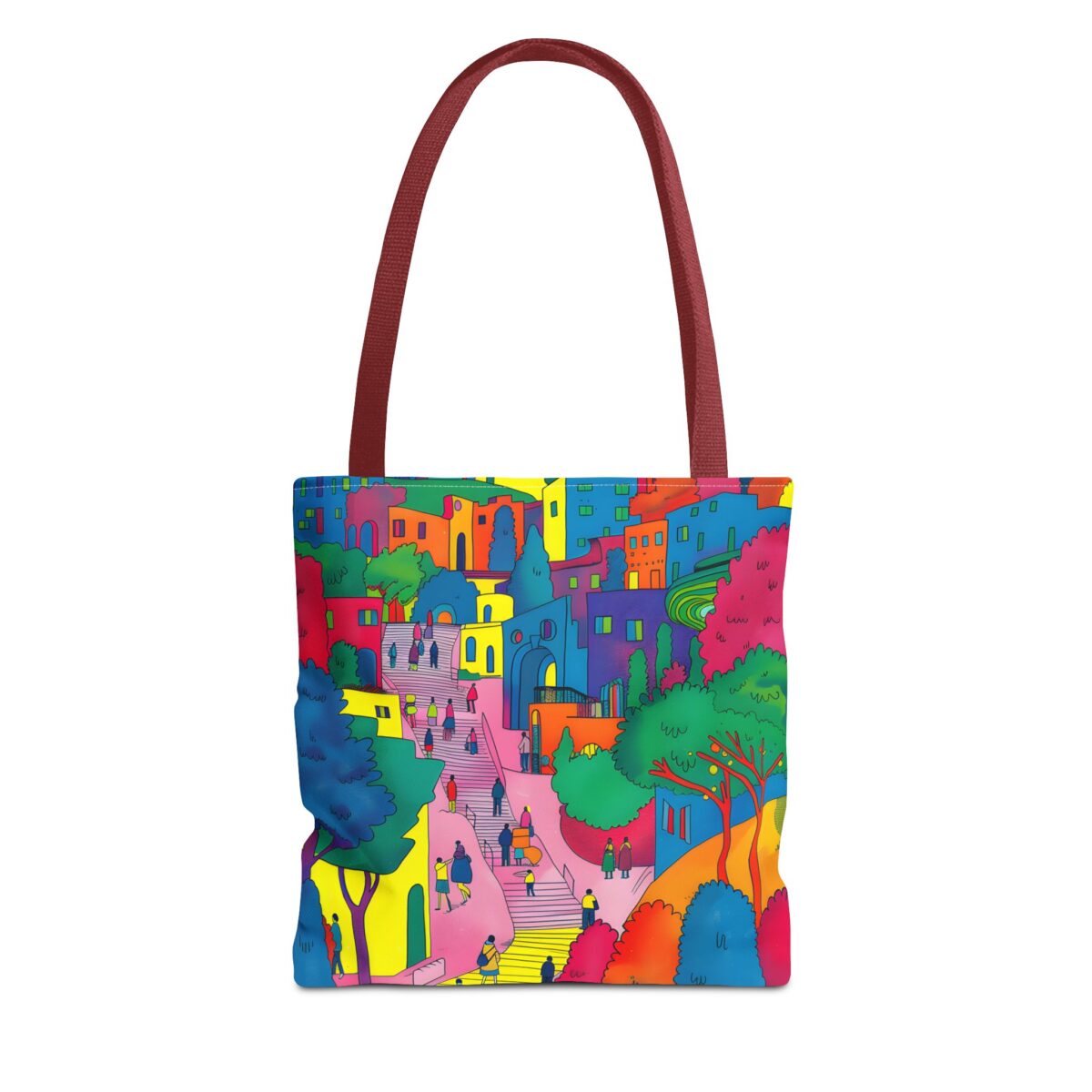 The hillside village in Korea Tote Bag (AOP) - Image 13