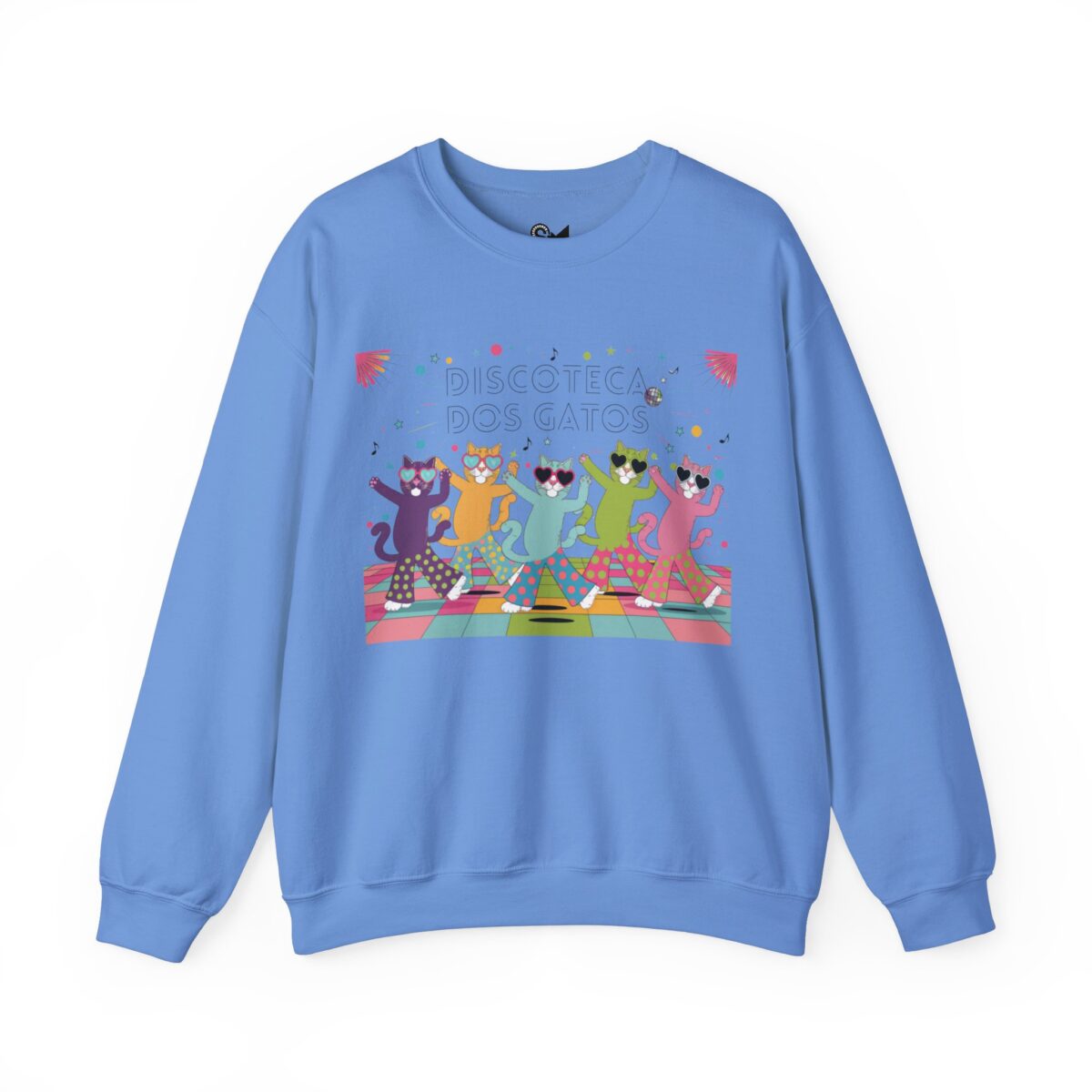 Discoteca dos Gatos Unisex Heavy Blend™ Crewneck Sweatshirt - Image 21