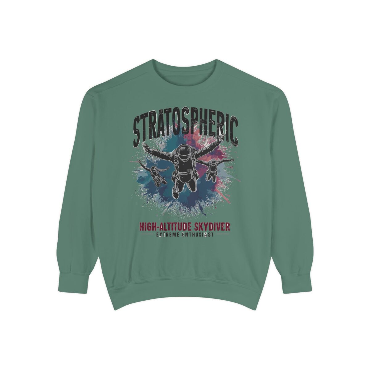Sky Diver Unisex Garment-Dyed Sweatshirt - Image 9