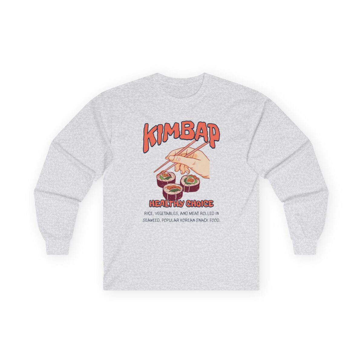 Kimbap Unisex Ultra Cotton Long Sleeve Tee - Image 4