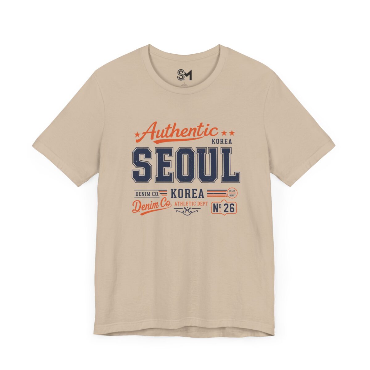 SEOUL KOREA Athletic Dept. Unisex Jersey Short Sleeve Tee - Image 23