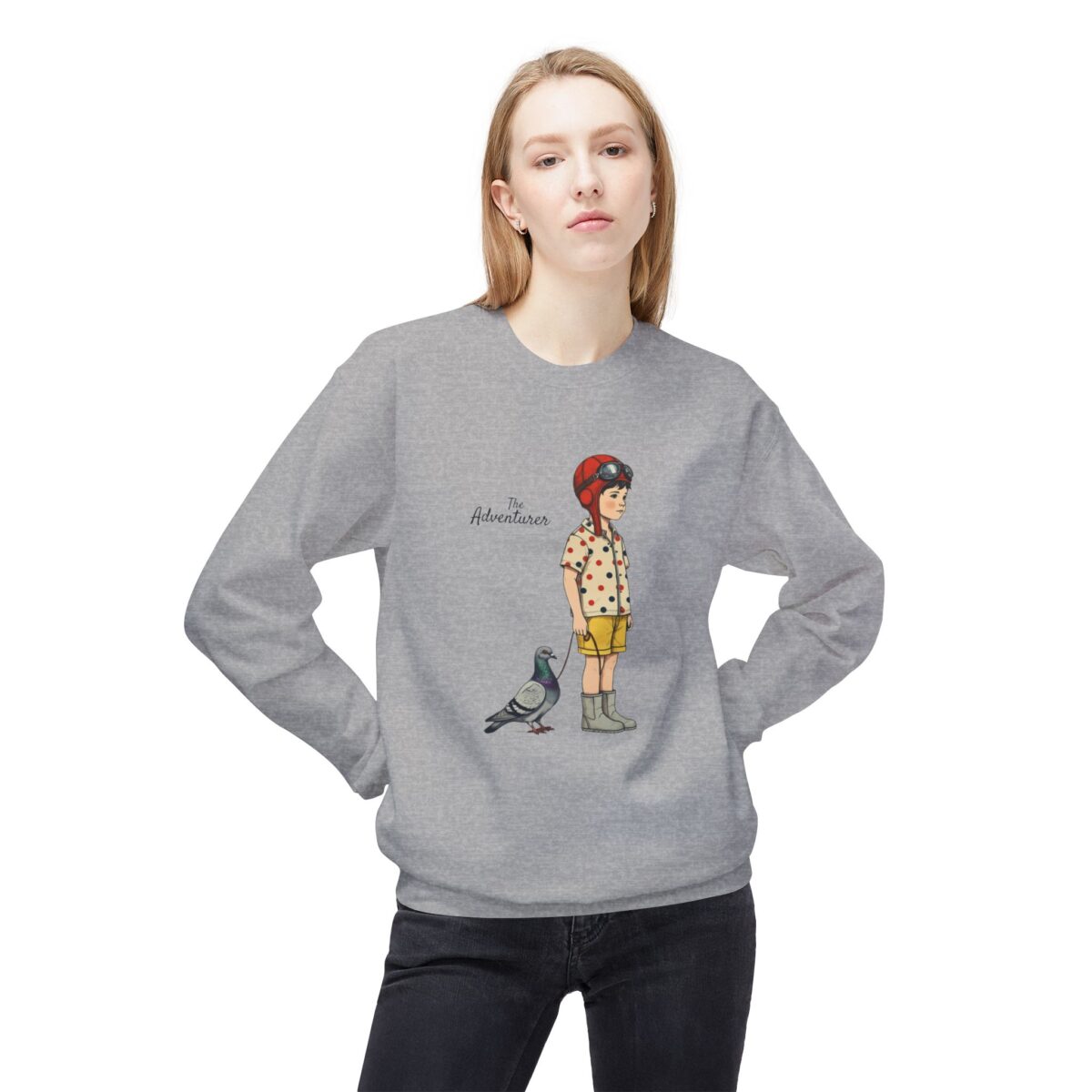 The adventurer Unisex Midweight Softstyle Fleece Crewneck Sweatshirt - Image 7