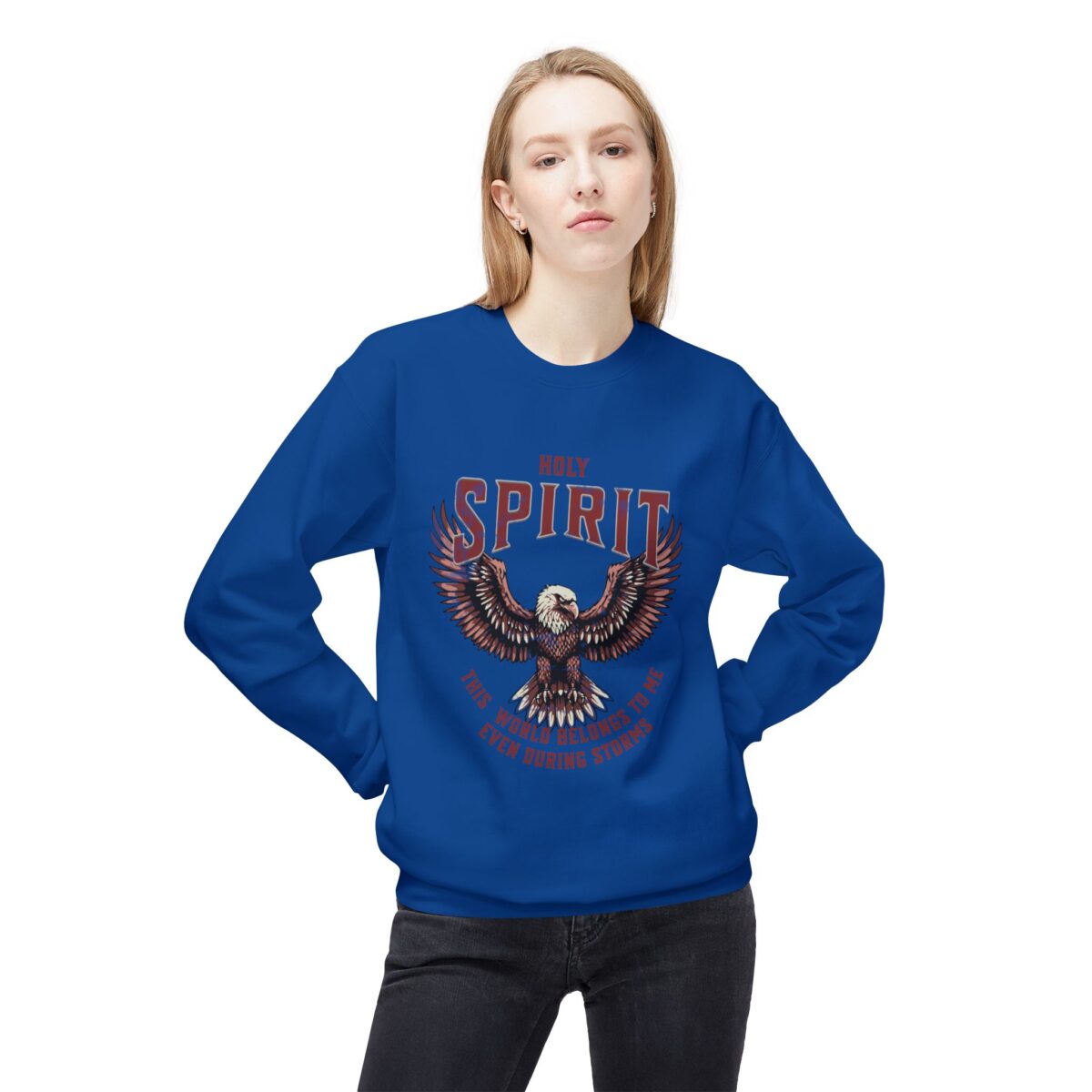 This world belongs to me Unisex Midweight Softstyle Fleece Crewneck Sweatshirt - Image 15