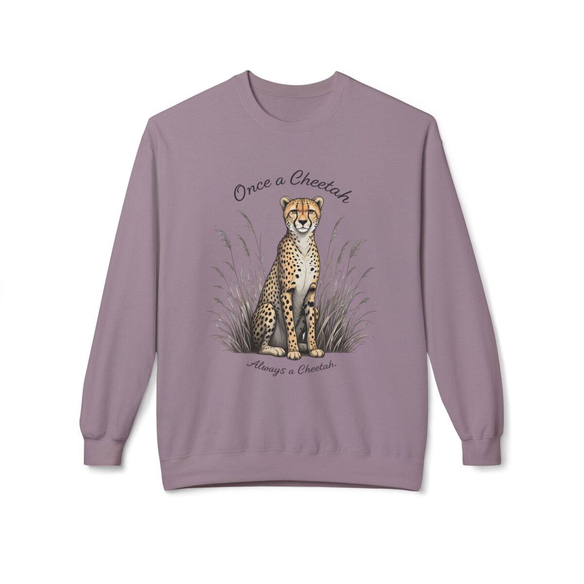 Always a cheetah Unisex Midweight Softstyle Fleece Crewneck Sweatshirt - Image 17