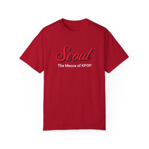 Seoul K-Pop Unisex Garment-Dyed T-Shirt - Trendy & Stylish - Image 9