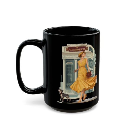 Tea Cafe Black Mug (11oz, 15oz) - Image 7