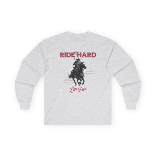 Ride hard Unisex Ultra Cotton Long Sleeve Tee - Image 4