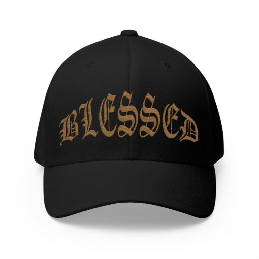 Blessed Embroidered Cap - Stylish Closed-Back Structured Hat for Faith and Everyday Wear - Image 17