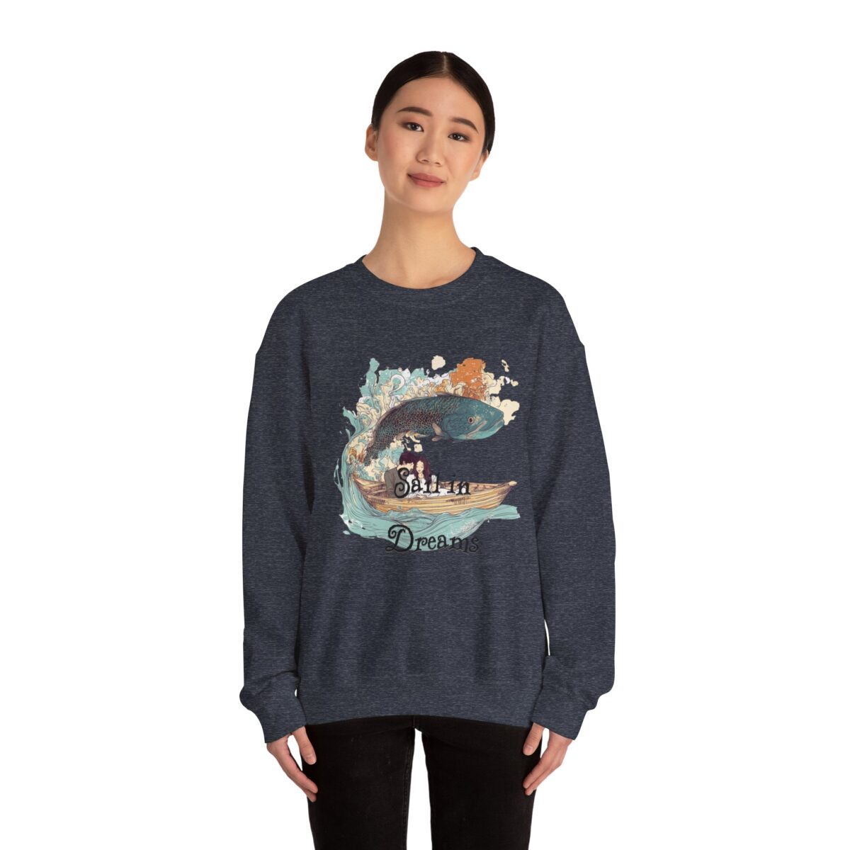 Sail in dreams Unisex Heavy Blend™ Crewneck Sweatshirt - Image 20