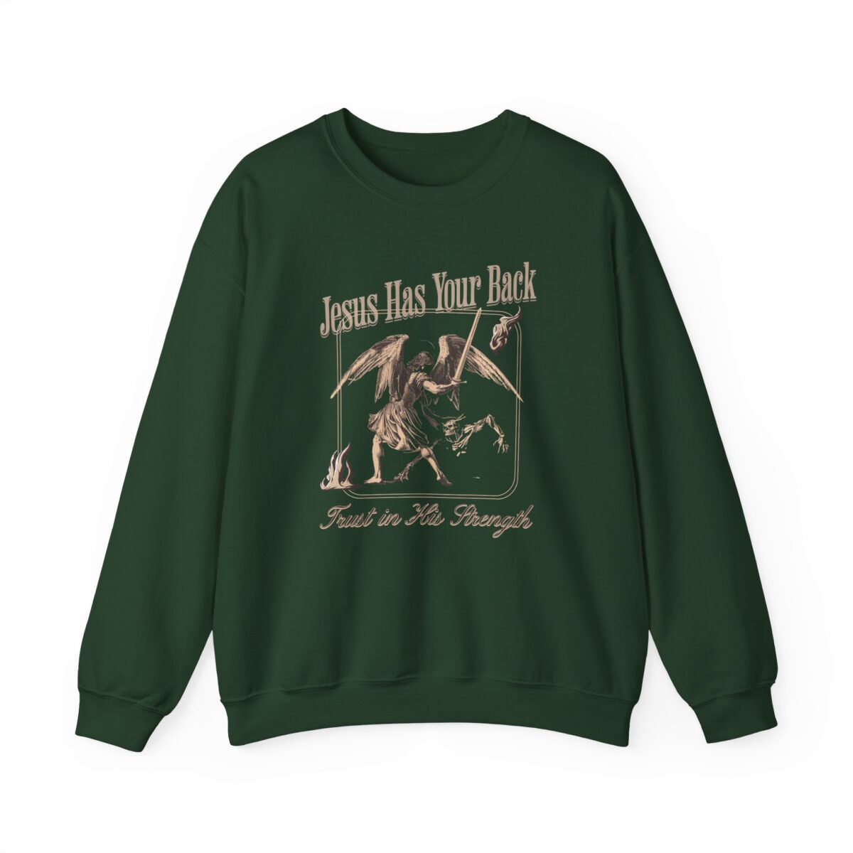 Jeseu has your back Unisex Heavy Blend™ Crewneck Sweatshirt - Image 13