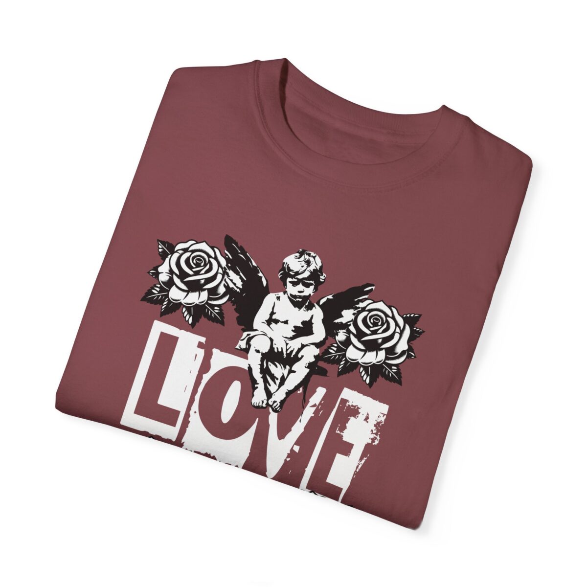 Unisex Garment-Dyed T-Shirt - Love Openmind Vintage Graphic Tee - Image 23