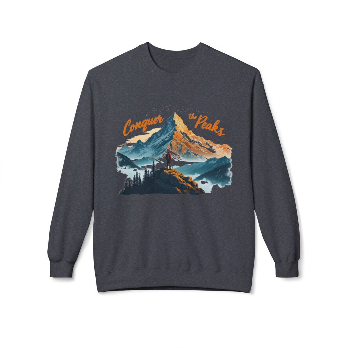 Conquer the peaks Unisex Midweight Softstyle Fleece Crewneck Sweatshirt - Image 29