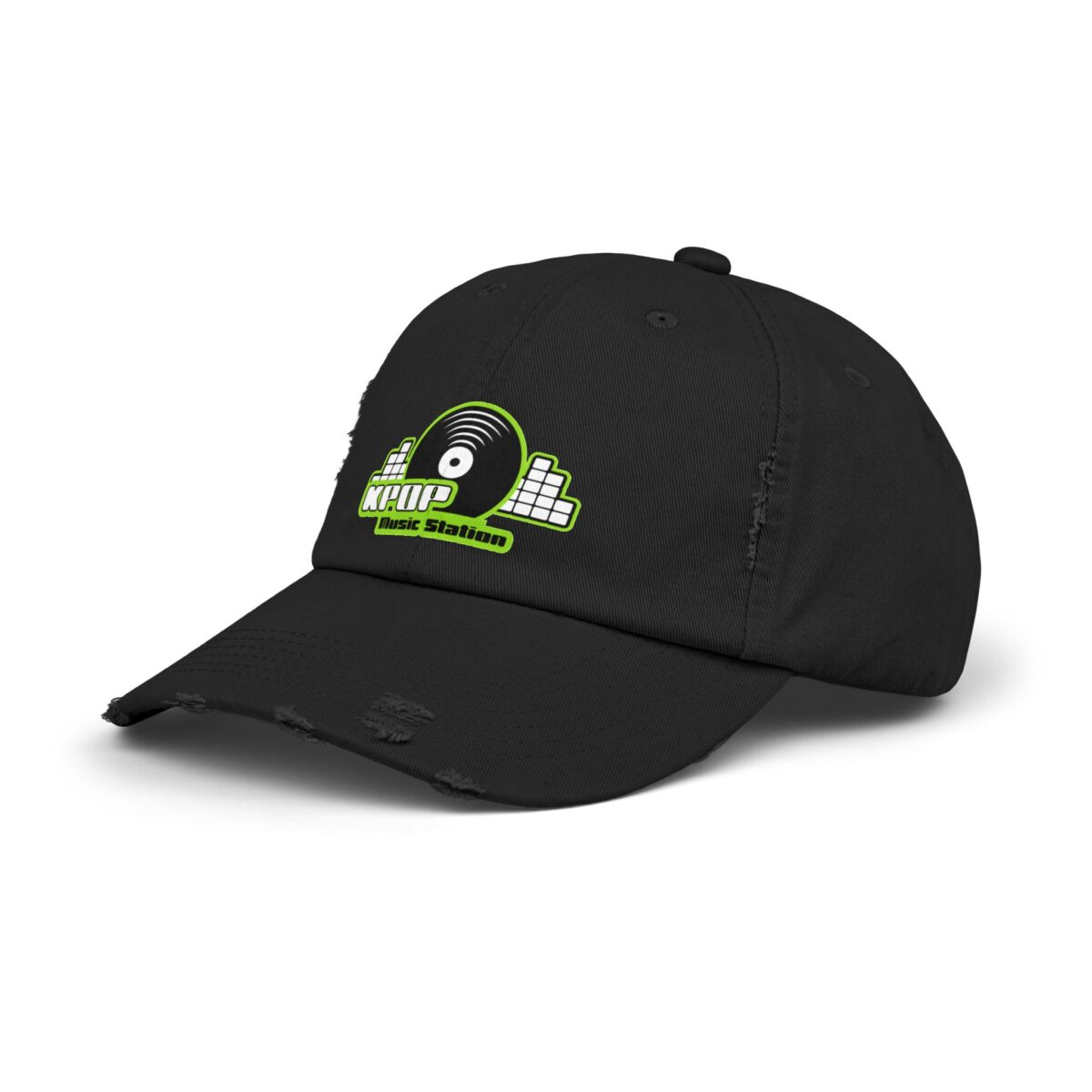 KPOP Music Station Unisex Distressed Cap - Image 2