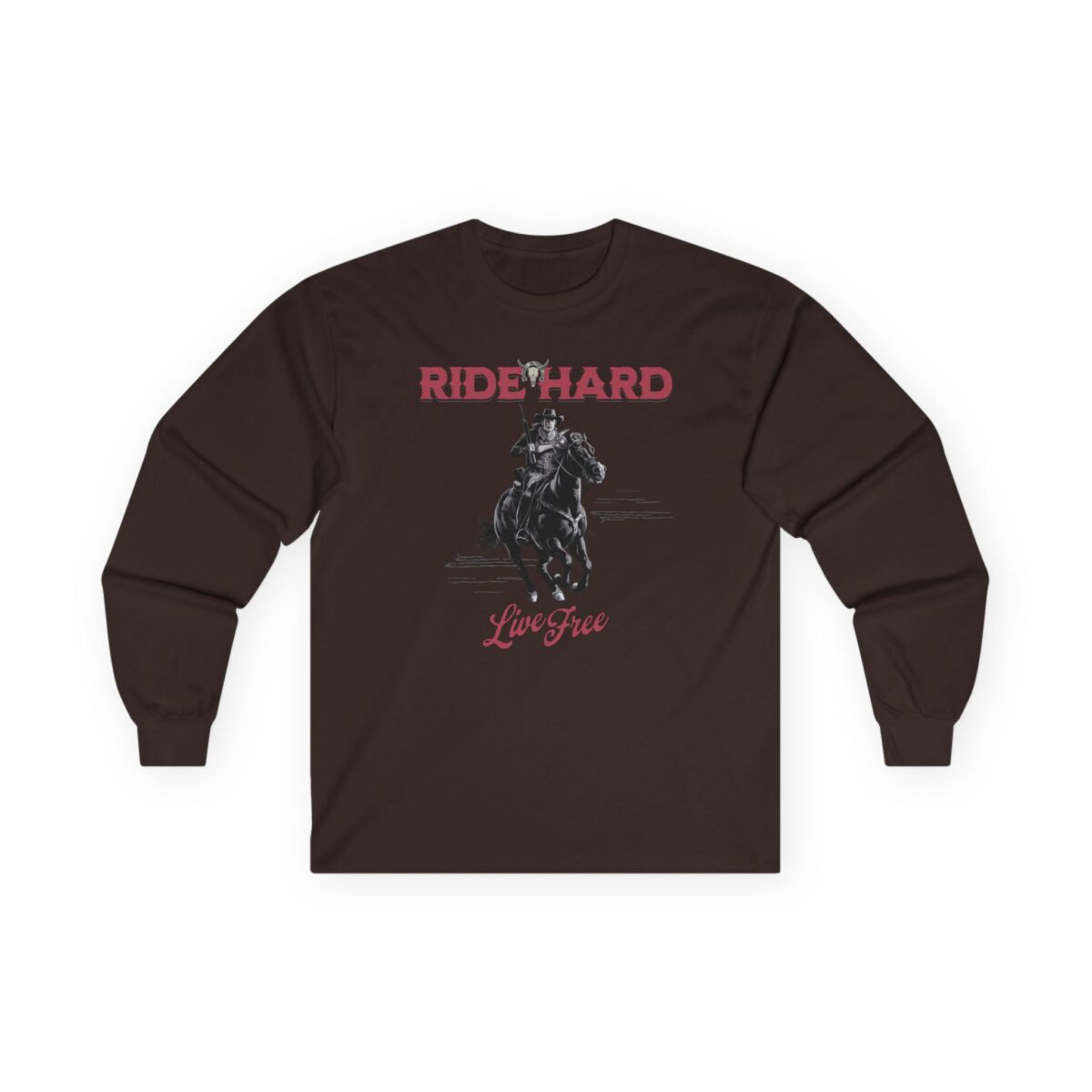 Ride hard Unisex Ultra Cotton Long Sleeve Tee - Image 10