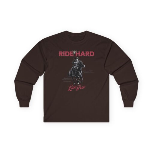 Ride hard Unisex Ultra Cotton Long Sleeve Tee - Image 10