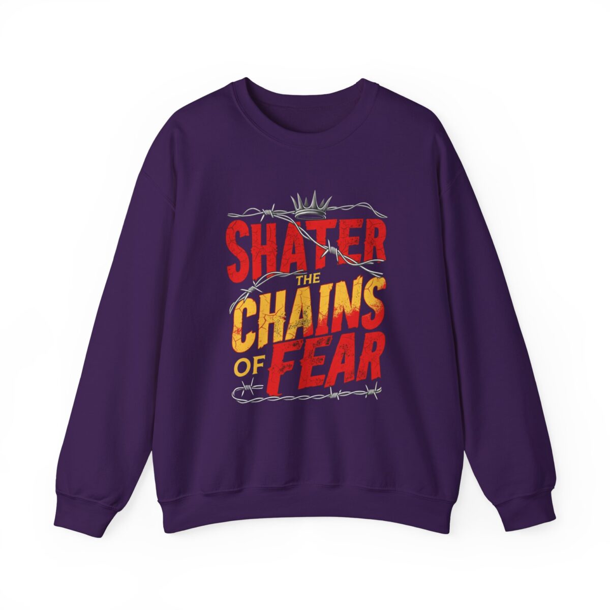 Shater chains of fear Unisex Heavy Blend™ Crewneck Sweatshirt - Image 21