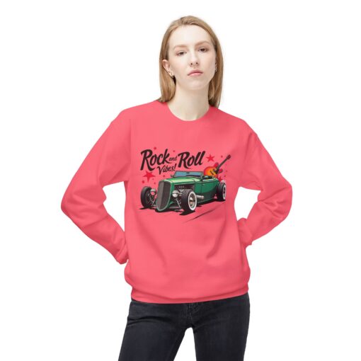 Rock & Roll Vibes Unisex Midweight Softstyle Fleece Crewneck Sweatshirt - Image 43