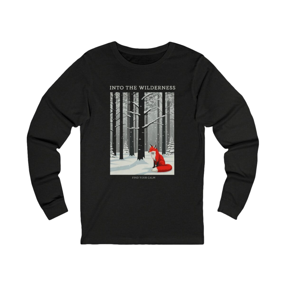 Into the wilderness Unisex Jersey Long Sleeve Tee - Image 3
