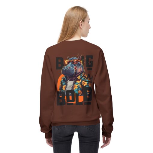 Big Bold Unisex Midweight Softstyle Fleece Crewneck Sweatshirt - Image 8