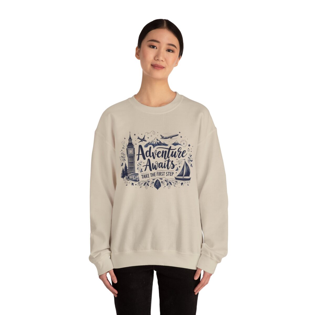 Take the first step Unisex Heavy Blend™ Crewneck Sweatshirt - Image 8