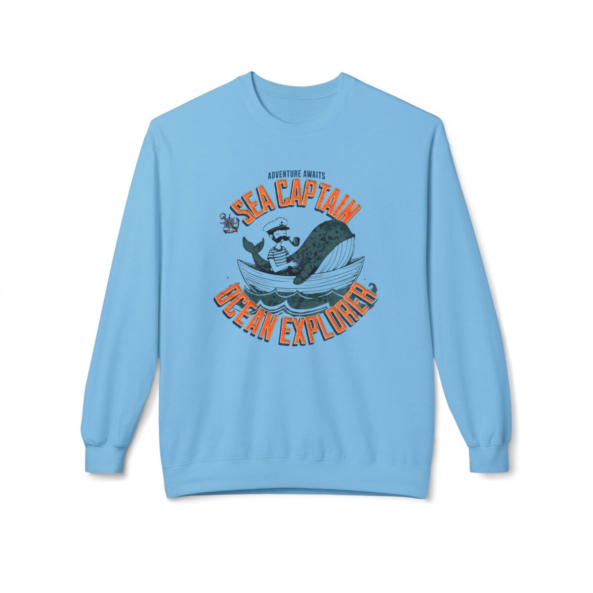 Sea captain Unisex Midweight Softstyle Fleece Crewneck Sweatshirt - Image 13