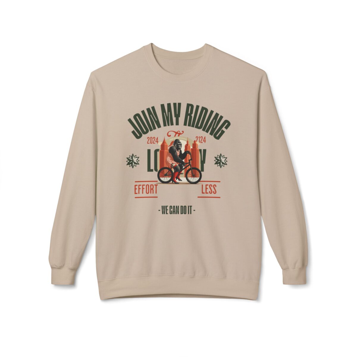 Join My Riding? Unisex Midweight Softstyle Fleece Crewneck Sweatshirt - Image 9