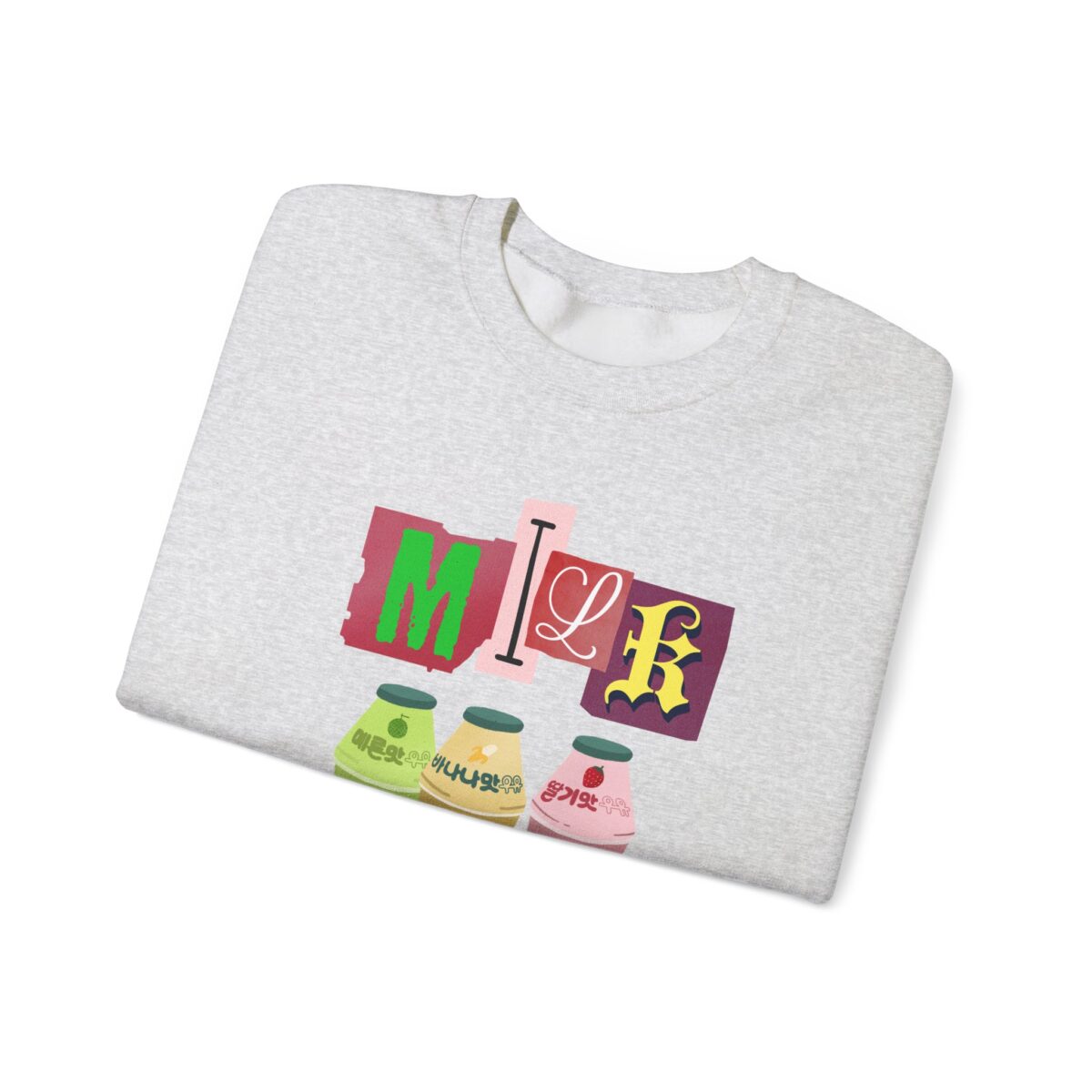 Milk your moment! Unisex Heavy Blend™ Crewneck Sweatshirt - Image 3