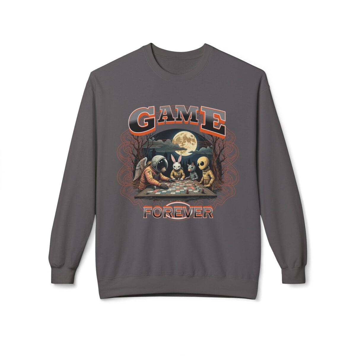 Game forever Unisex Midweight Softstyle Fleece Crewneck Sweatshirt - Image 17
