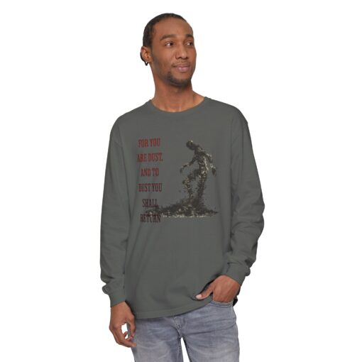 Return to soil Unisex Garment-dyed Long Sleeve T-Shirt - Image 19