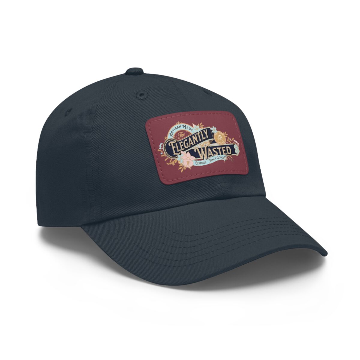 Elegantly wasted Hat with Leather Patch (Rectangle) - Image 26